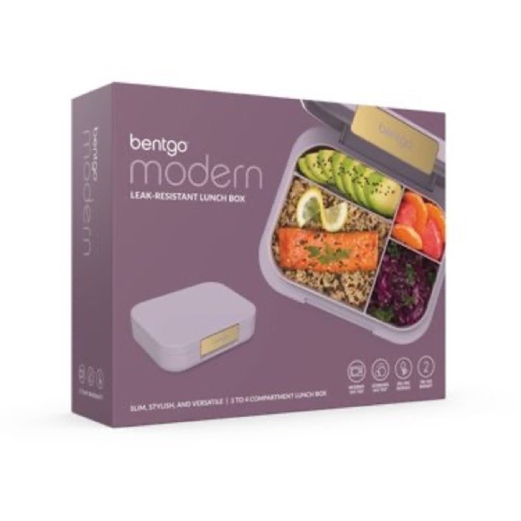 Bentgo Modern Leakproof Lunch Box NIB Purple - Picture 1 of 4